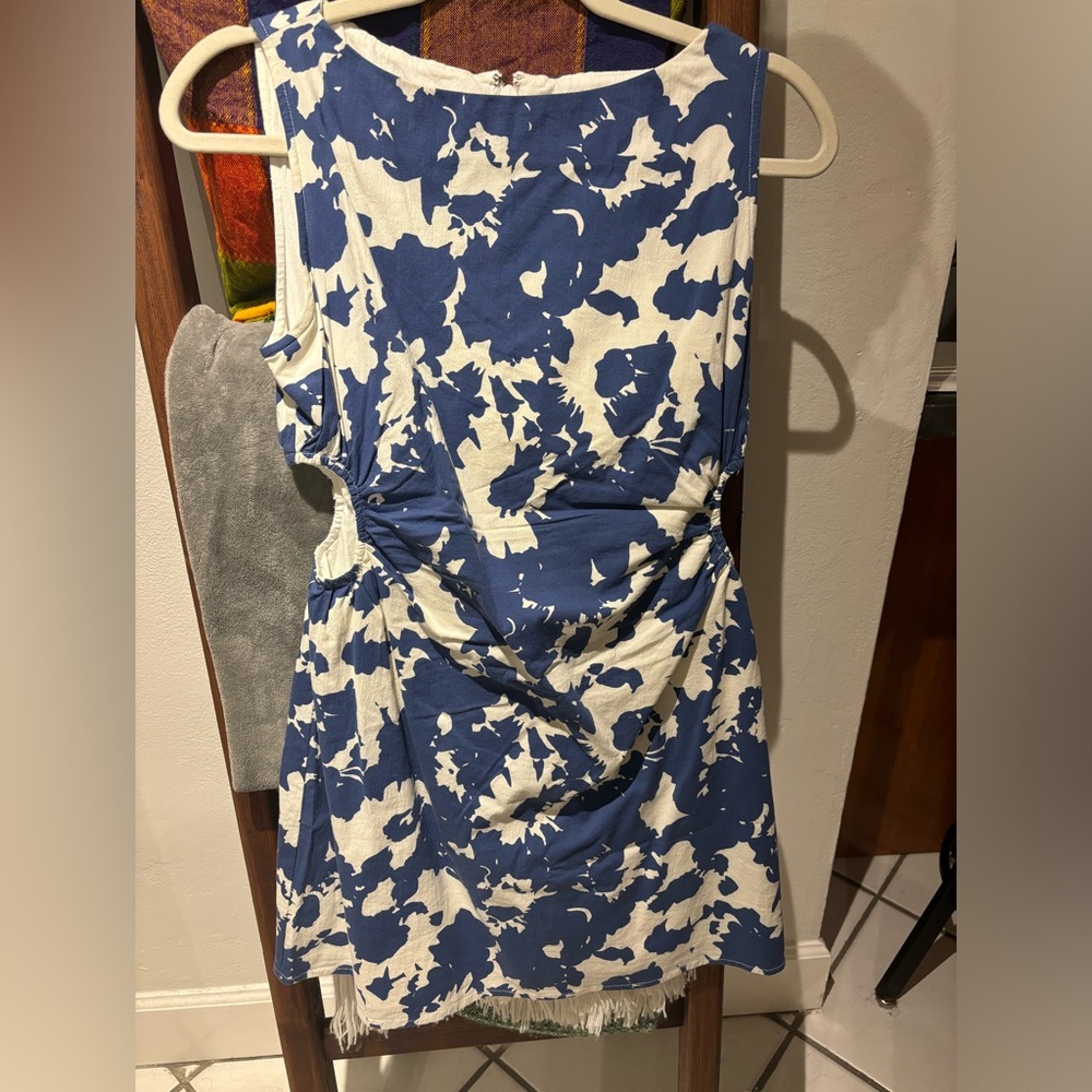 Abercrombie Stretch Cotton Cutout Mini Dress